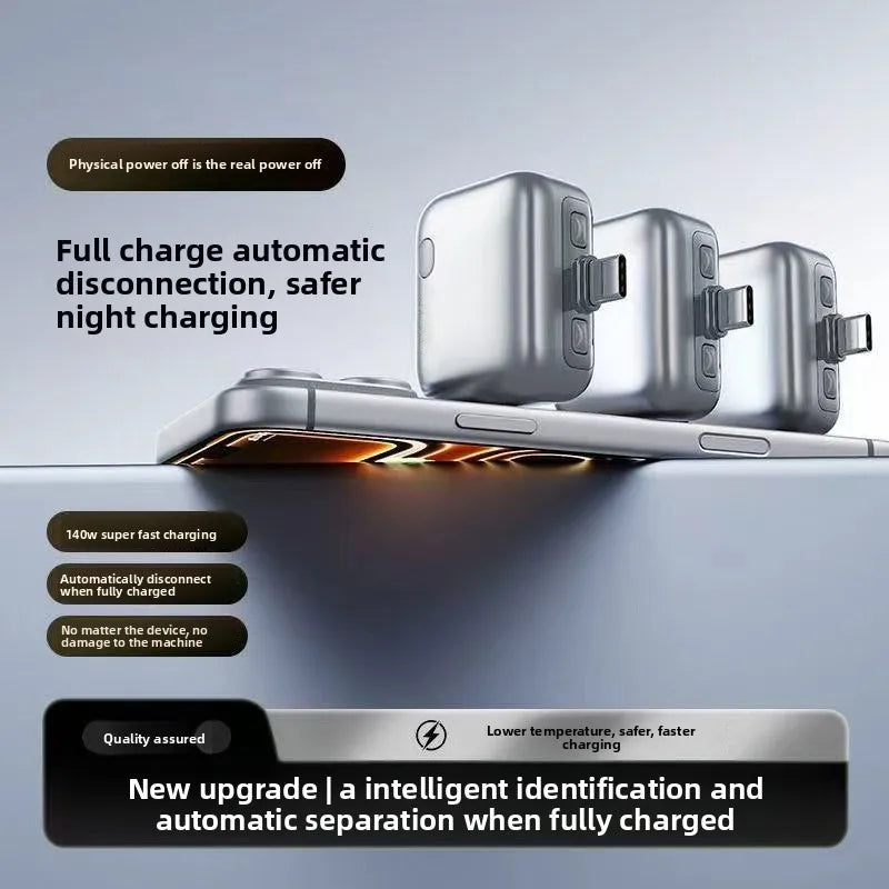 Cargador USB-C 140W de Carga Rápida con Desconexión Automática